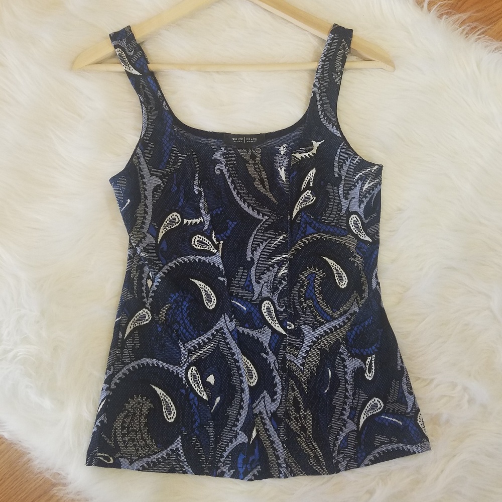 WHBM - EUC Paisley Shell / Camisole / Tank Top